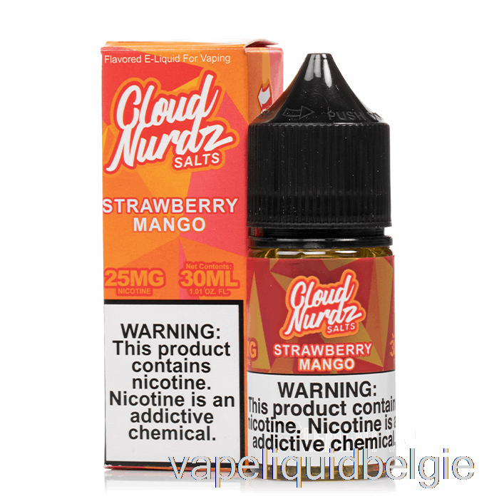 Vape Vloeibare Aardbei-mango - Wolk Nurdz-zouten - 30 Ml 25 Mg